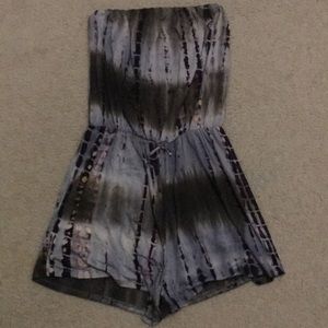 Sleevless Tie Dye Romper
